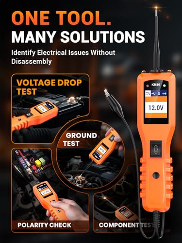 KM10 Power Circuit Probe Tester with Live Waveform Display