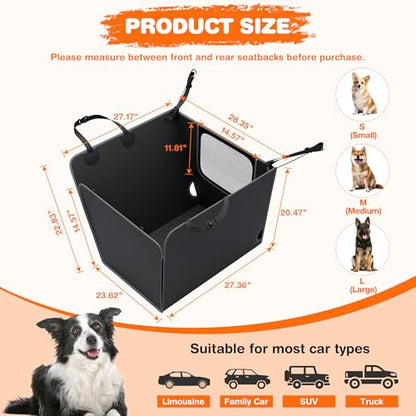 Half Dog Car Seat Cover for Back Seat