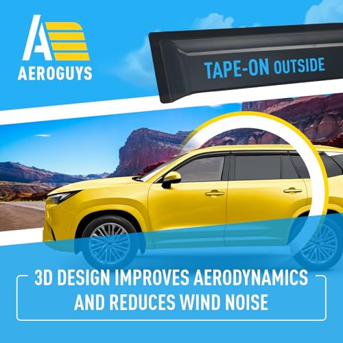 Extra Durable Window Deflectors Tape (6 Count)
