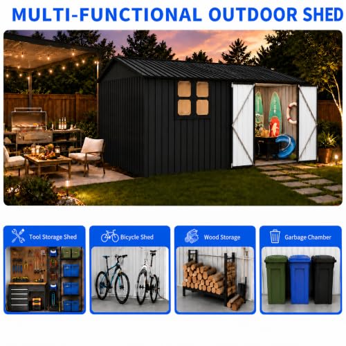 10x12 FT Outdoor Storage Shed