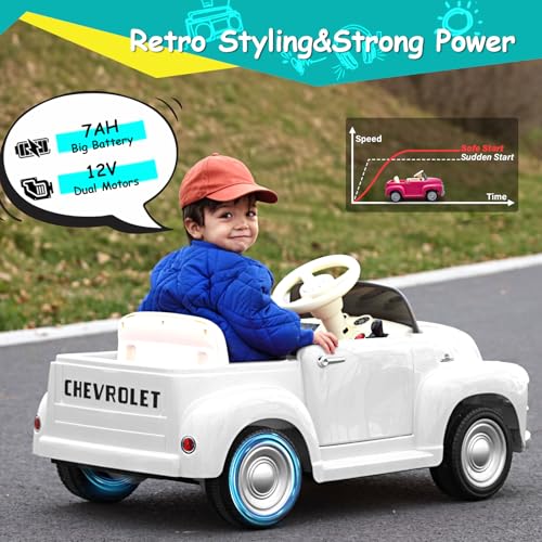 12V Kids Ride on Car Licensed Chevrolet 3100