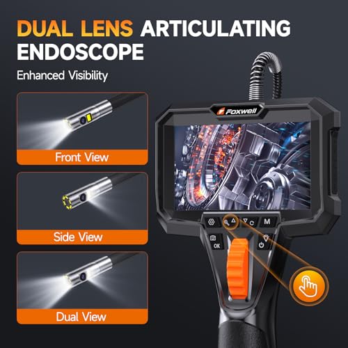 Dual Lens 2 Way Articulating Borescope