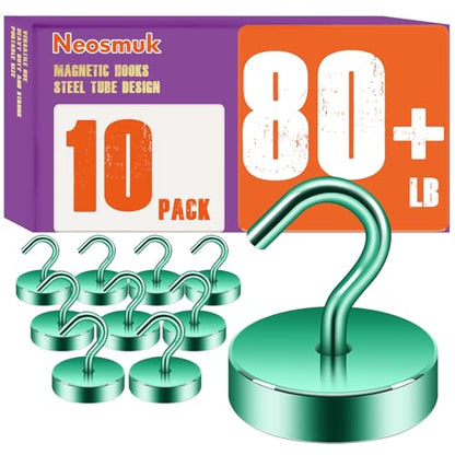 Magnetic Hooks Steel Tube Design for Cruise (10 Count)