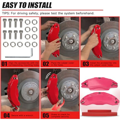 Brake Caliper Covers Compatible with Tesla Model Y Juniper 2025