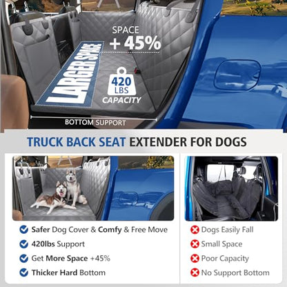 XL Hard Bottom Dog Seat Cover for Dogs for Full
