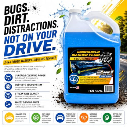 Windshield Washer Fluid 2 (128 Fl Oz)