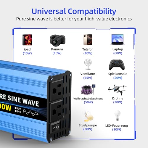500W 24V Pure Sine Wave Inverter