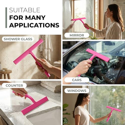 Silicone Shower Squeegee with 3