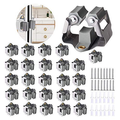 25 Pack Mop and Broom Holder Big Size Hanging 1 KG Extra (25 Count)