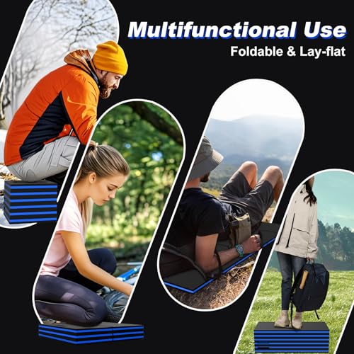 22.8" Wide Mechanic Mat Foldable EVA Kneeling Pad with Magnetic Tool Slots