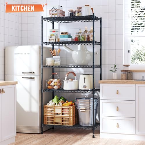 5 Tier Shelf 1010LBS Storage Shelves Tool