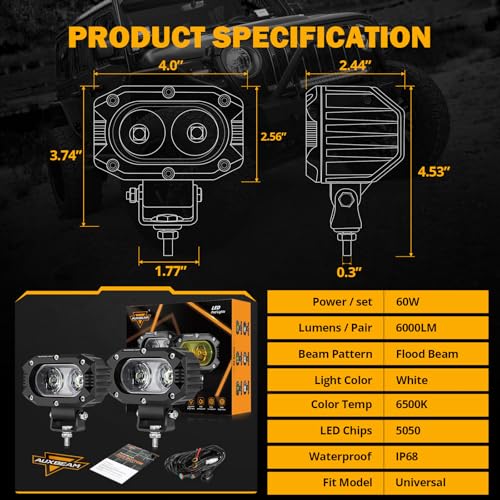 R4 Series 4 Inch LED Light Pods