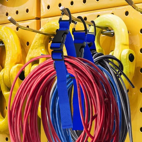 6 Pack Adjustable Extension Cord Holder Straps (6 Count)