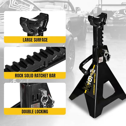 Jack Stands 6 Ton with Double Locking for Lifting Car SUVS