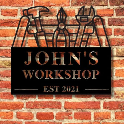 Personalized Name Workshop Metal sign