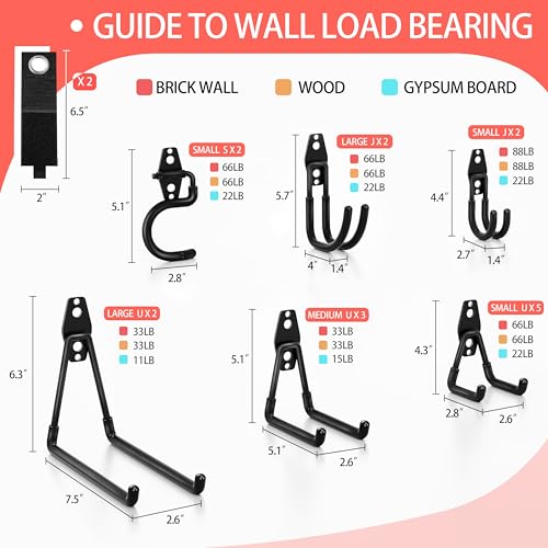 18 Pack Garage Hooks Heavy Duty (18 Count)