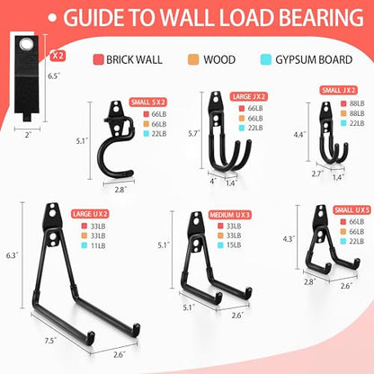 18 Pack Garage Hooks Heavy Duty (18 Count)