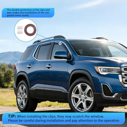 in Channel Window Visors for GMC Acadia 2017 (4 Count)