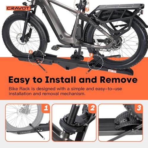 CyberRack E1 EBike Rack with Ramp for 1Ebike