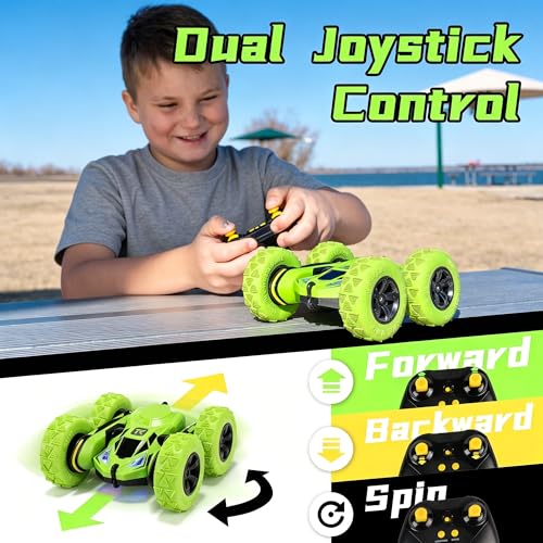 Remote Control Flip Stunt Car Double Sided Driving Toys Gifts
