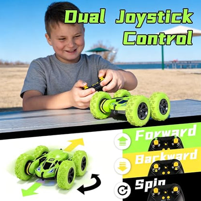 Remote Control Flip Stunt Car Double Sided Driving Toys Gifts