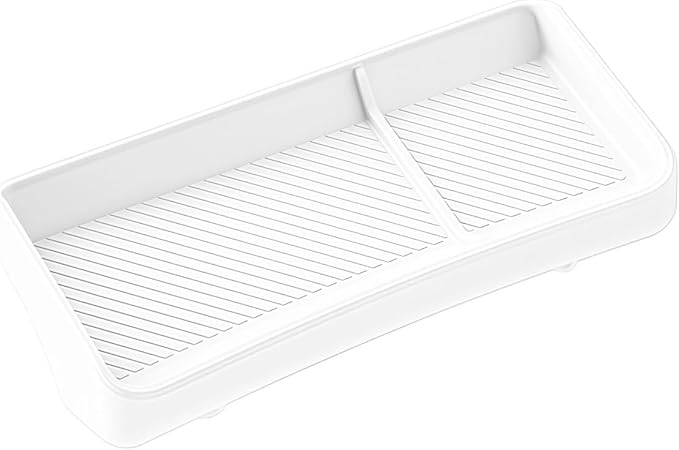 GGCLIMAX Car Organizer Silicone Dashboard Storage Tray Compatible with Tesla Model 3 Highland 2024 Rear Screen Organizer Non Destructive Installation Anti Slip Design(WHITE)