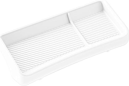 GGCLIMAX Car Organizer Silicone Dashboard Storage Tray Compatible with Tesla Model 3 Highland 2024 Rear Screen Organizer Non Destructive Installation Anti Slip Design(WHITE)