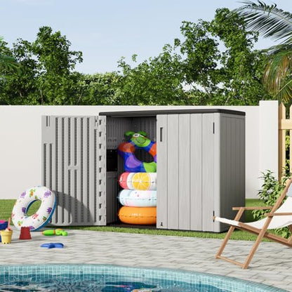 Outdoor Horizontal Storage Sheds