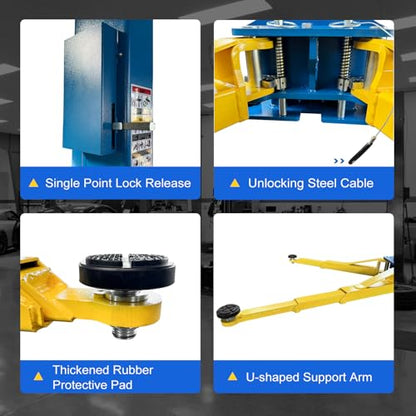 110V Two Post Car Lift 11