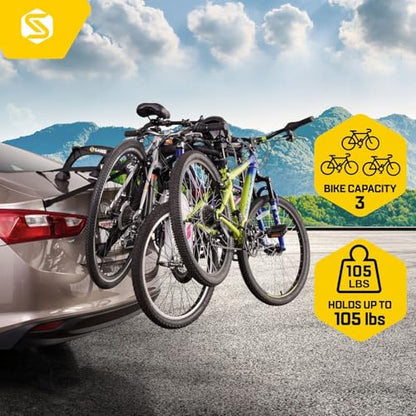 Bones EX 3 Bike Trunk Rack Bicycle Carrier