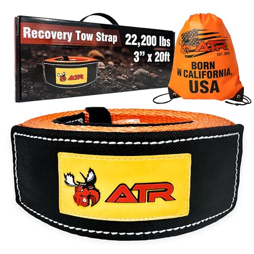 Recovery Tow Strap 3 x 20 ft