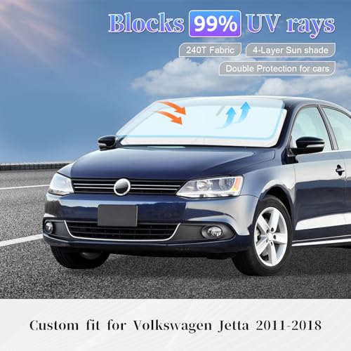 Sun Shade Sunshade for VW Jetta 2011