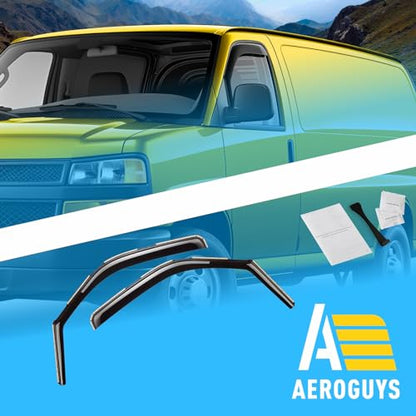 Extra Durable Window Deflectors in (2 Count)