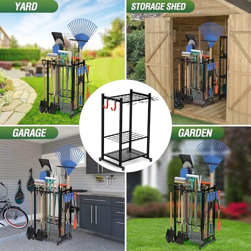 Garden Tool Organizer Rack Up to 50 Tools