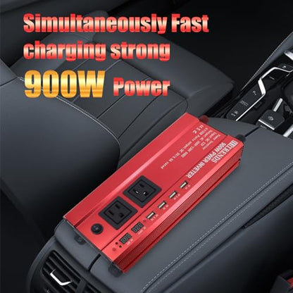 900W Car Power Inverter 12V to 110V