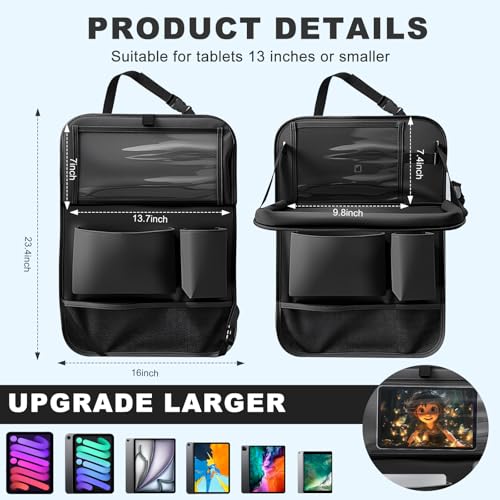 Car Backseat Organizer with Tablet Holder
