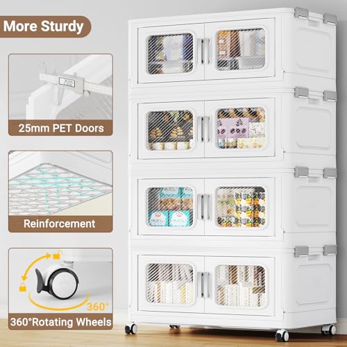 150 Qt Extra Large Stackable Storage Bin with Lids (3 Count)