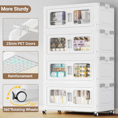 150 Qt Extra Large Stackable Storage Bin with Lids (3 Count)
