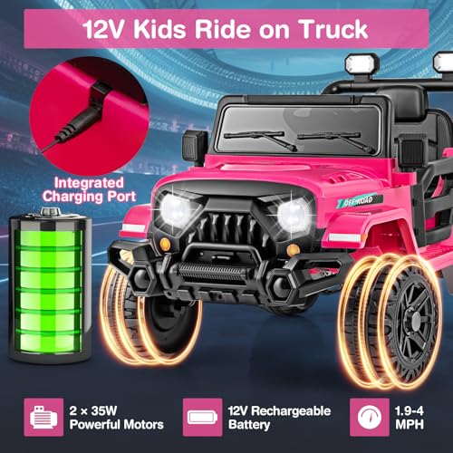 12V Kids Ride on Truck Car