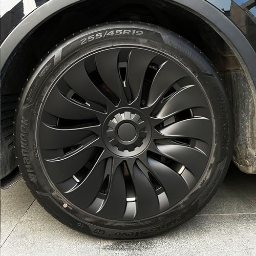 Wheel Cover Fits for Tesla Model Y 19 Inch Gemini 2020 (4 Count)