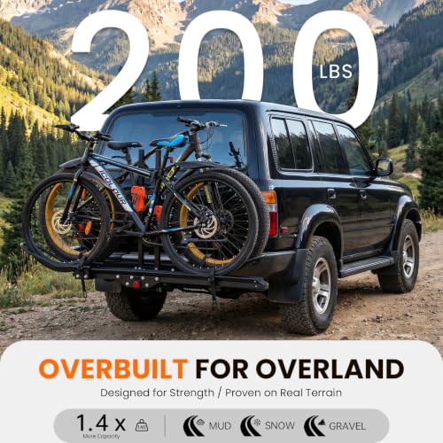 Platform 2 EBike Rack for Car Hitch Bike Rack for SUV RV Trucks Carrier Bicycle Car Racks 2 (2 Count)