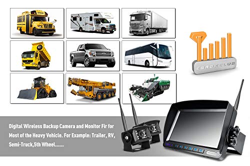 Digital Wireless Backup Camera System Kit