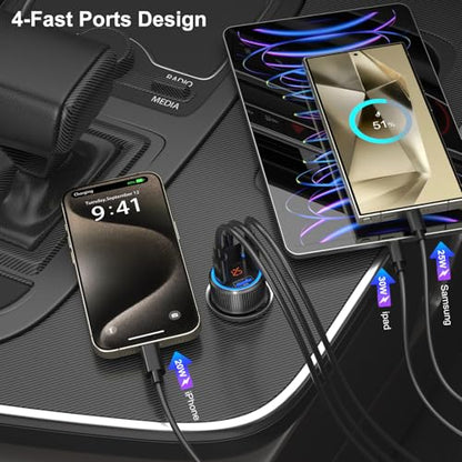 5 Pack USB C Car Charger (5 Count)