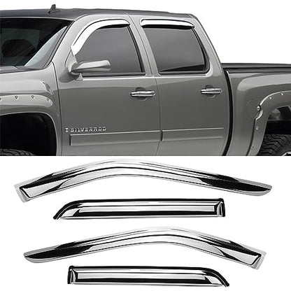Chrome Window Visor for 2004 (4 Count)