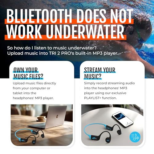 TRI 2 Multi Sport Waterproof Headphones with Charging Case