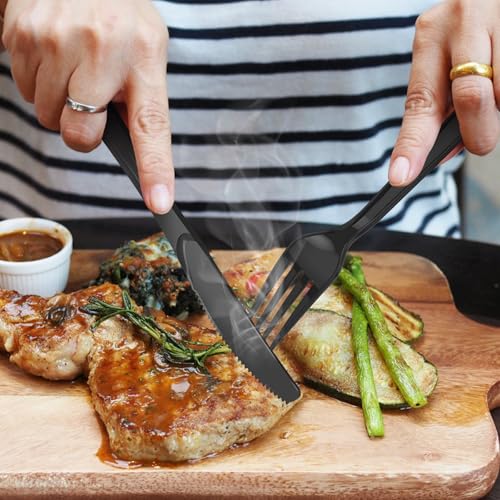 360 Count Extra Heavy Duty Black Plastic Forks Disposable