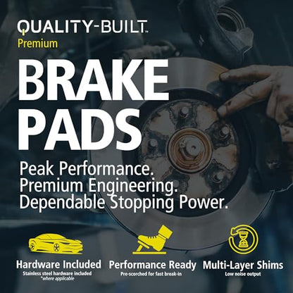 Front Semi Metallic Brake Pads