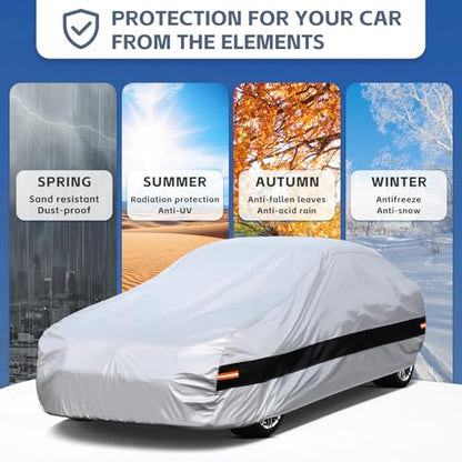 10 Layers Car Cover Custom fit for Ford Mustang