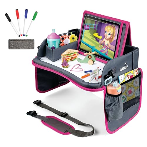 Kids Travel Tray with Dry Erase Board
