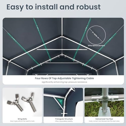 13x22ft Portable Carports